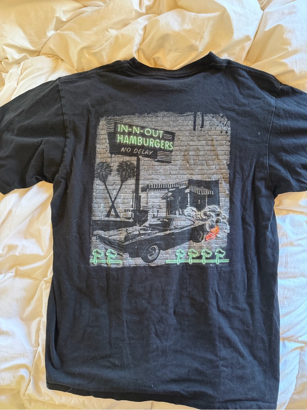 In-N-Out Burger Black California Logo Tee